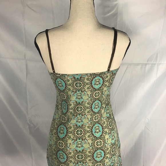 Lace trimmed, Multi-colored Tank Top - Picture 5 of 6